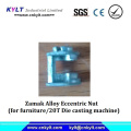 Zamak Alloy Metal Eccentric Nut for Office Table (die casting)